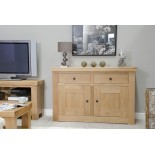 Bordeaux Oak 2 Door 2 Drawer Sideboard